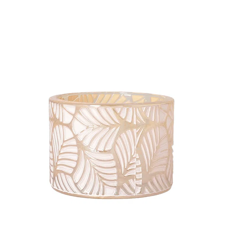 Lampion STREA z motywem liści 9x6,5 cm