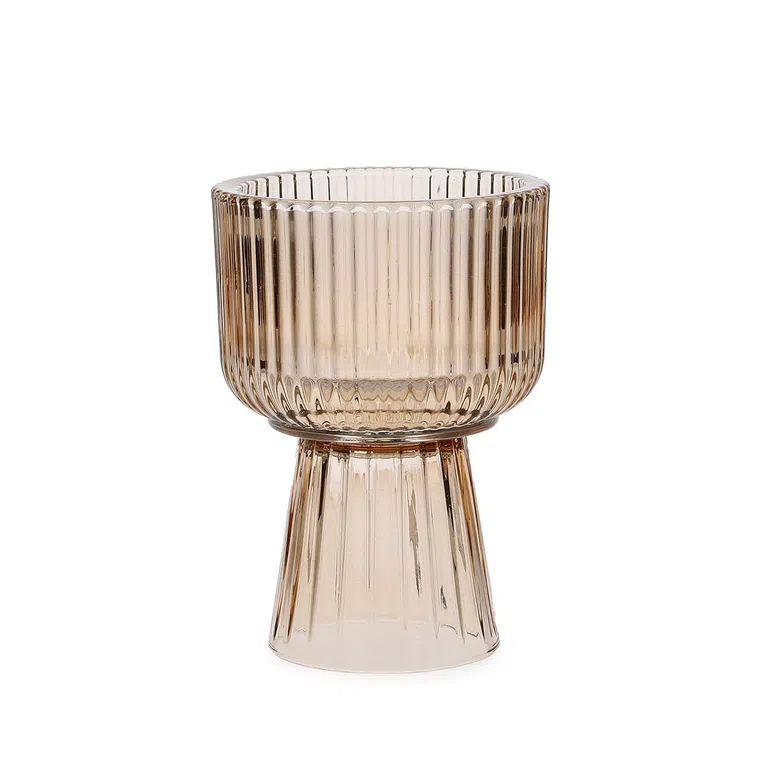 Lampion TAZA beżowy 10x13 cm