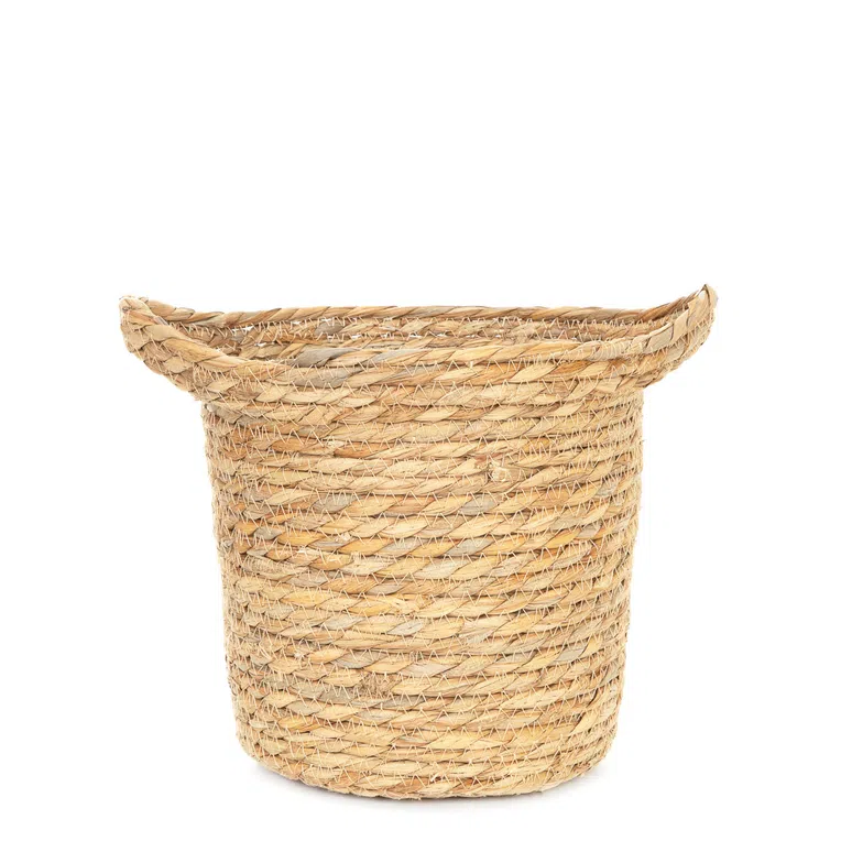 Osłonka LUMBO na donicę naturalna 20x20 cm