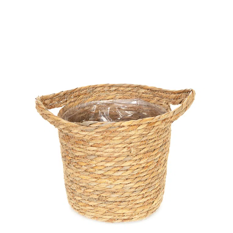 Osłonka LUMBO na donicę naturalna 20x20 cm