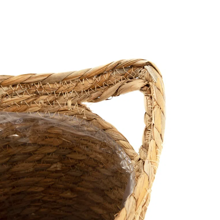 Osłonka LUMBO na donicę naturalna 20x20 cm