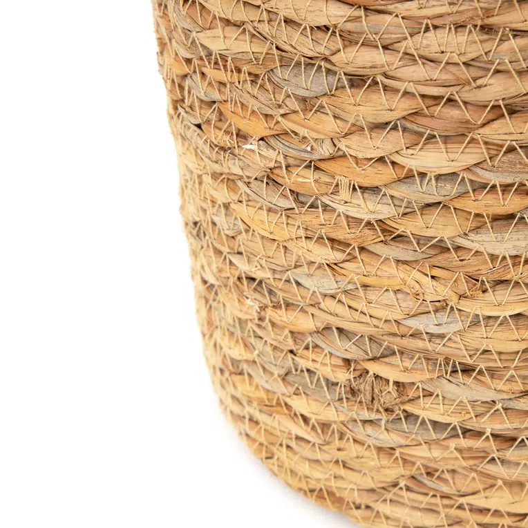 Osłonka LUMBO na donicę naturalna 20x20 cm