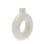 Wazon NOVO z dziurą biały 19x5,5x21 cm