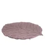 Mata LEAF duża dusty rose 138x120 cm