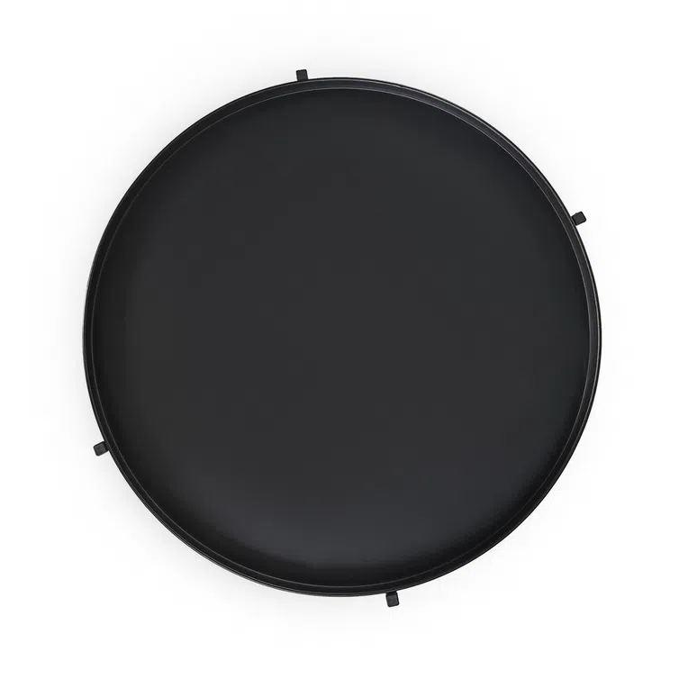 Stolik kawowy ARLAN metalowy czarny 49x10,5x49 cm