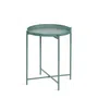 Stolik kawowy BILLI metalowy zielony 40,3x50,4 cm