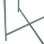 Stolik kawowy BILLI metalowy zielony 40,3x50,4 cm