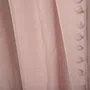 Firanka ADI z pomponikami brudny róż 140x250 cm