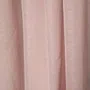 Firanka ADI z pomponikami brudny róż 140x250 cm