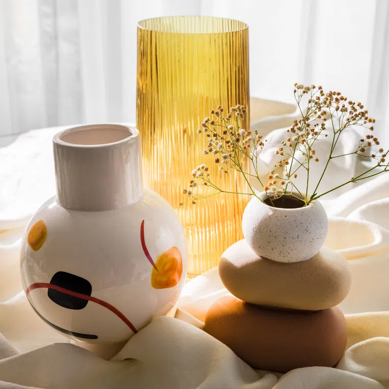 Wazon ARDEL miodowy 22x13,5x14,5 cm