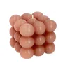 Świeca BUBBLE różowa 10x10x10 cm