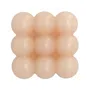Świeca BUBBLE jasnoróżowa 10x10x10 cm