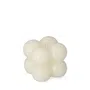 Świeca BUBBLE ecru 6x6x6 cm