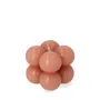 Świeca BUBBLE różowa 6x6x6 cm