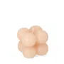 Świeca BUBBLE jasnoróżowa 6x6x6 cm