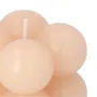 Świeca BUBBLE jasnoróżowa 6x6x6 cm