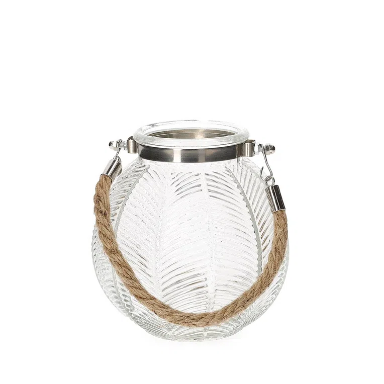 Lampion BLOMST transparentny 8x14 cm