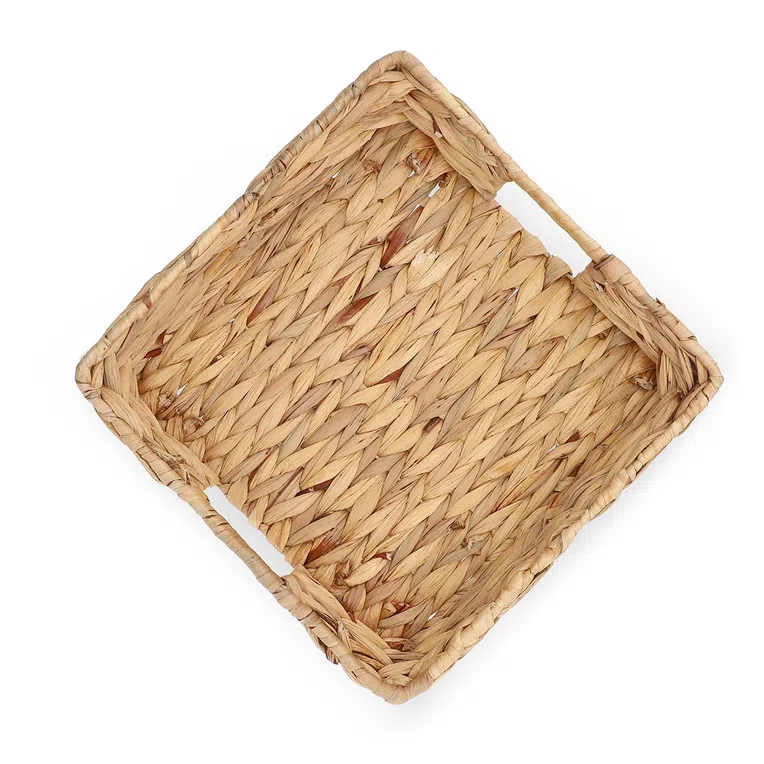 Taca HYACINTH prostokątna z hiacyntu wodnego 30x30x7 cm