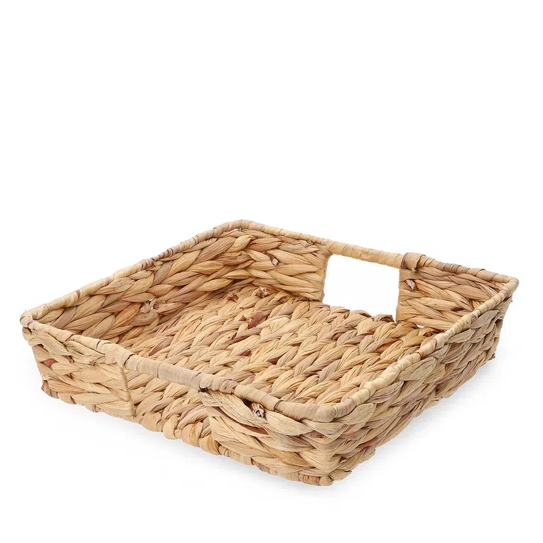 Taca HYACINTH prostokątna z hiacyntu wodnego 30x30x7 cm