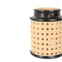 Latarenka RATTAN z motywem rattanu 12x15,5