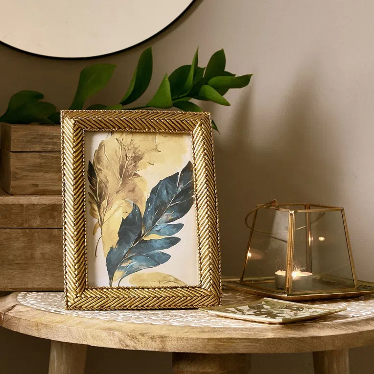 Ramka na zdjęcie FLOSSY złota 10x15 cm