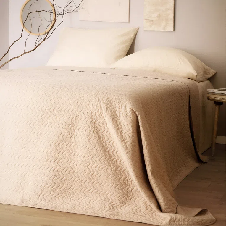 Narzuta CUBI beżowa 220x240 cm