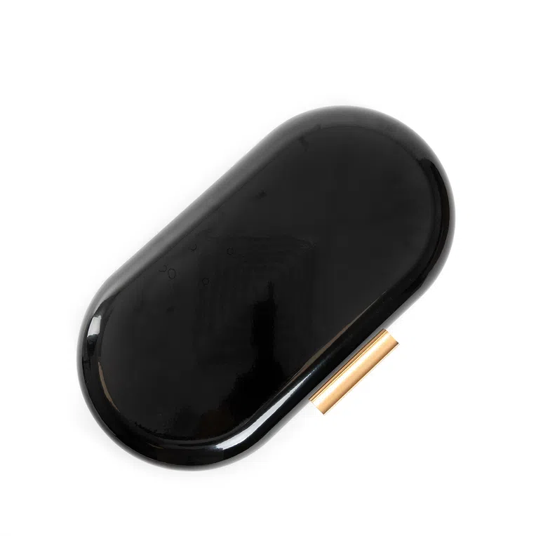 Chlebak HASSEL czarny 34x18x16 cm