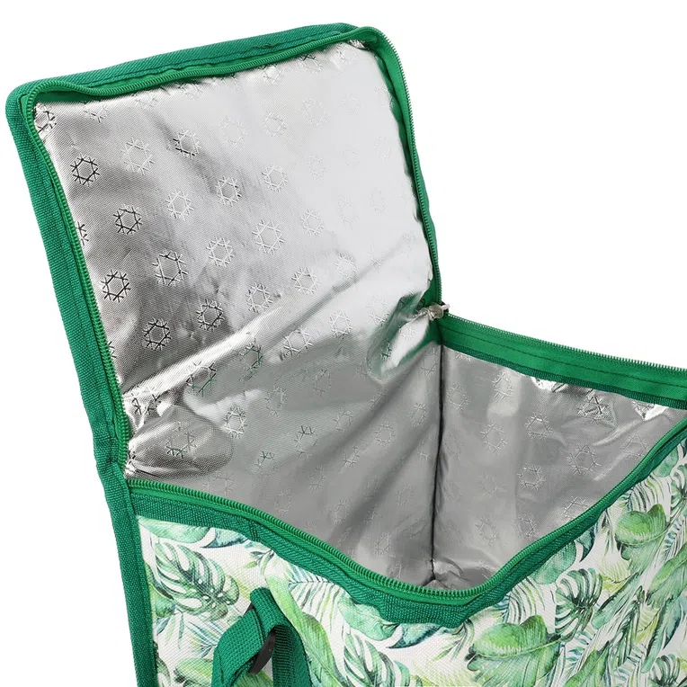 Torba termiczna NOMA wzór liście 9l