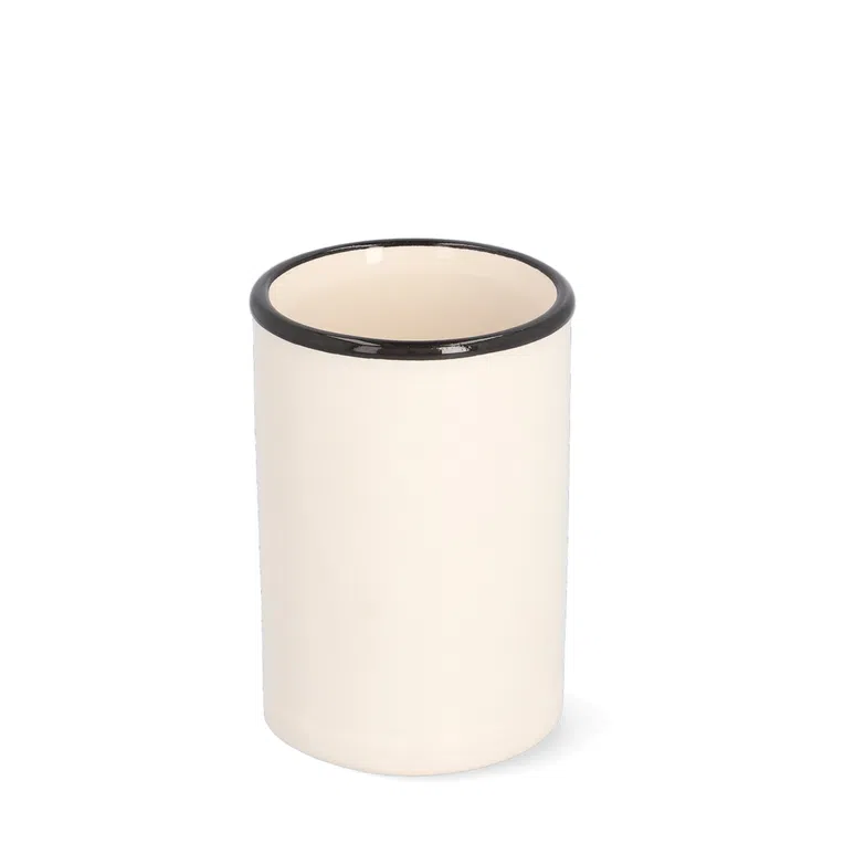 Kubek łazienkowy CHLOE ecru 7x7x10,5 cm