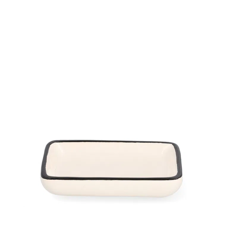 Mydelniczka CHLOE ecru 12,5x8,5x2,2 cm