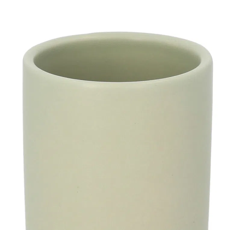 Kubek łazienkowy DRILLO pistacjowy 7,5x7,5x10,5 cm
