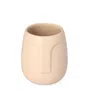 Kubek łazienkowy FACE beżowy 8,5x10 cm