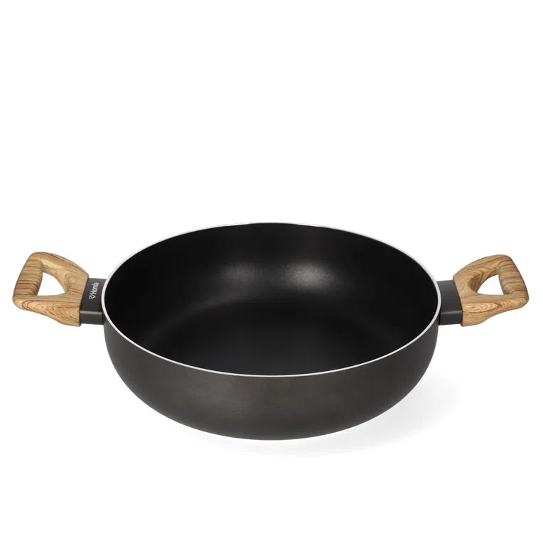 Garnek ALBERO z pokrywką czarny 3 l