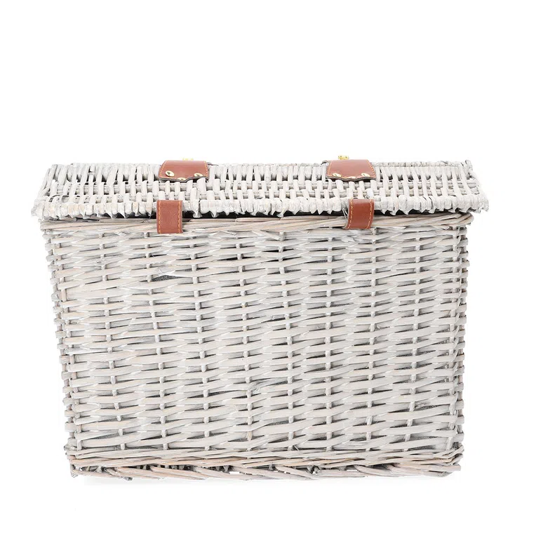 Kosz piknikowy ORLANDO szary dla 4 osób 46x31x30 cm