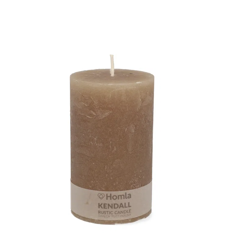 Świeca RUSTIC beżowa 7x11 cm