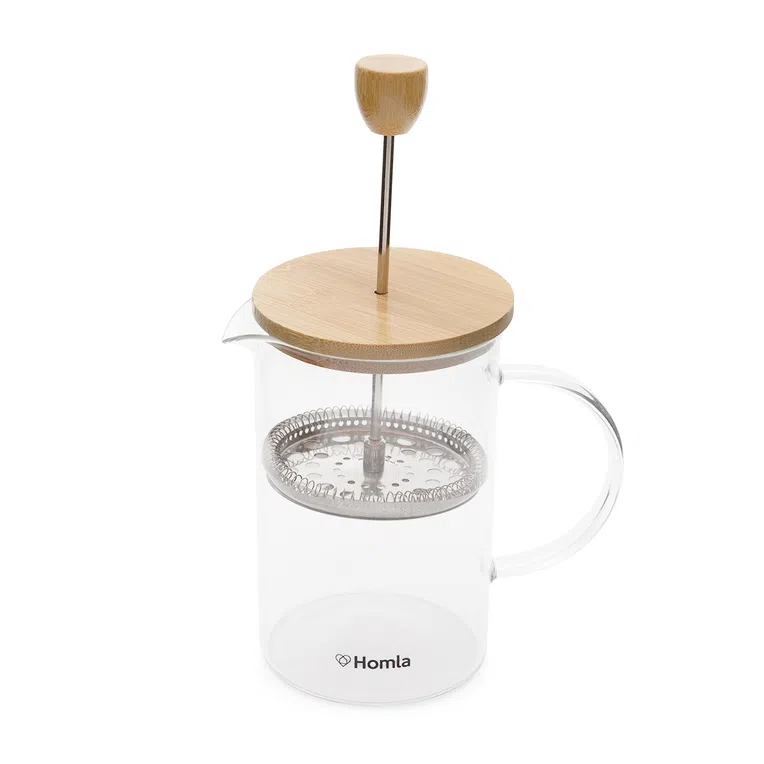 Zaparzacz LUNGO do kawy i herbaty z bambusowym wieczkiem 0,8 l
