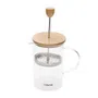 Zaparzacz LUNGO do kawy i herbaty z bambusowym wieczkiem 0,8 l