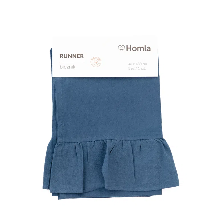 Bieżnik ELI granatowy 40x180 cm