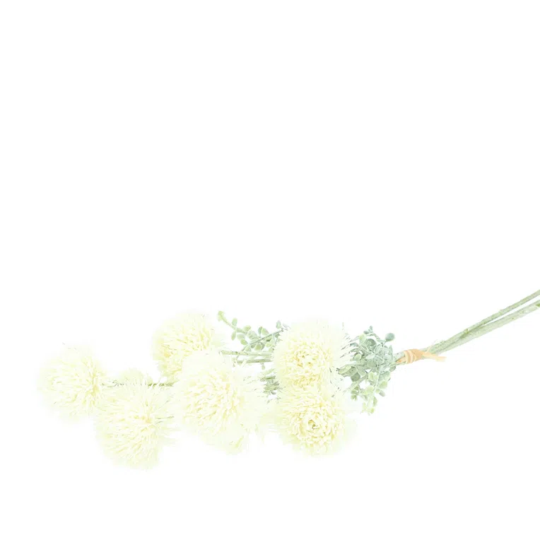 Gałązka PAKS sztuczna biała 60 cm