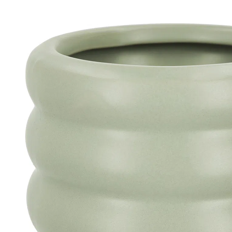 Wazon MONS ceramiczny pistacjowy 12,5x27,5 cm