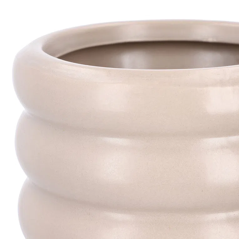 Wazon MONS ceramiczny beżowy 12,5x27,5 cm