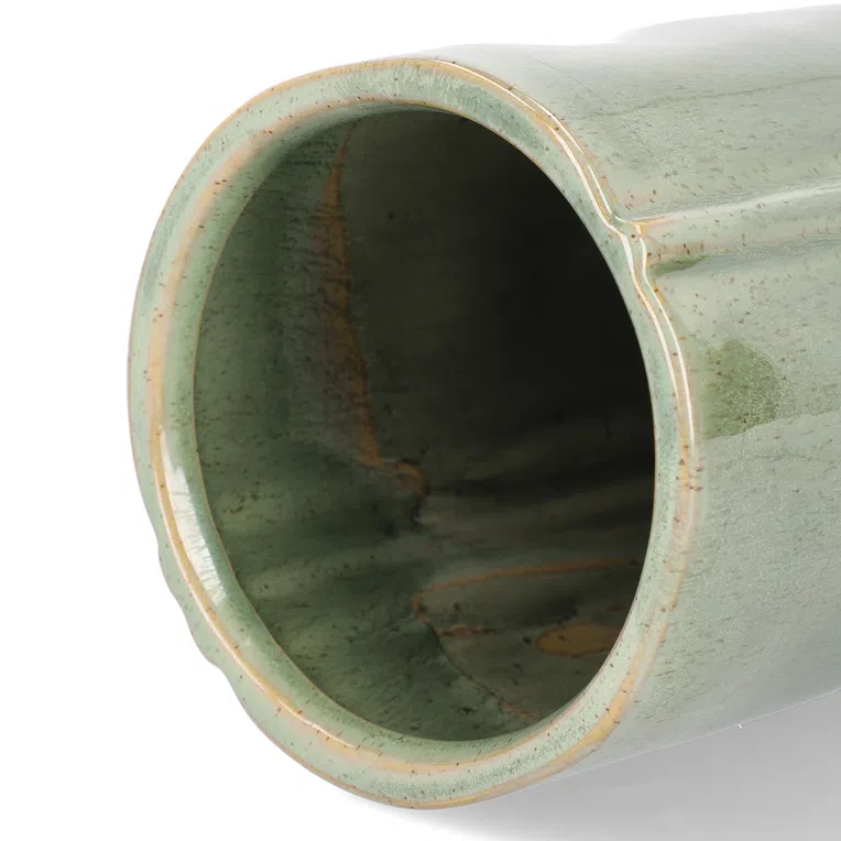 Wazon ZINI ceramiczny oliwkowy 12,5x24,3 cm