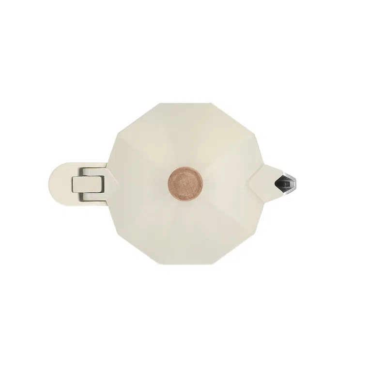 Kawiarka MIA MOKKA beżowa z drewnianym uchwytem 6 CUP