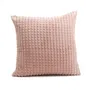 Poszewka GOFER z wytłoczeniami brudny róż 45x45 cm