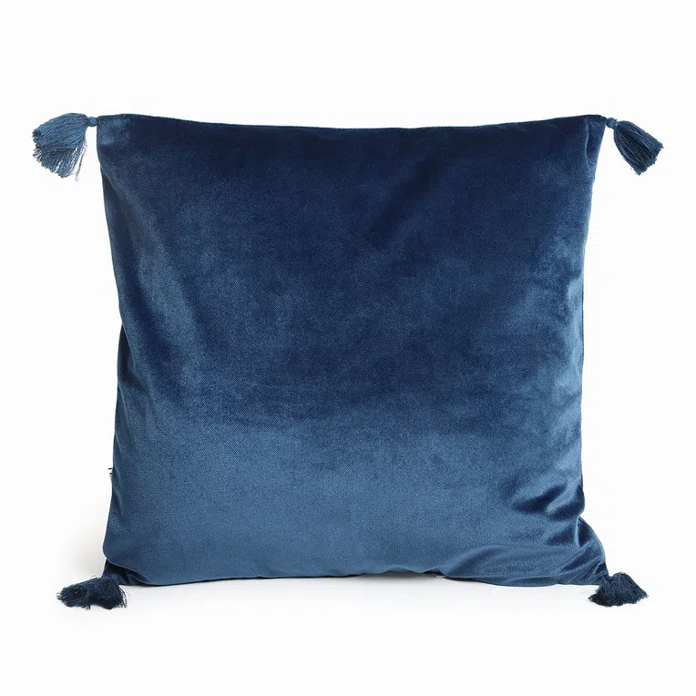 Poszewka LIRA velvetowa granatowa 45x45 cm