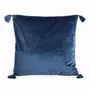 Poszewka LIRA velvetowa granatowa 45x45 cm
