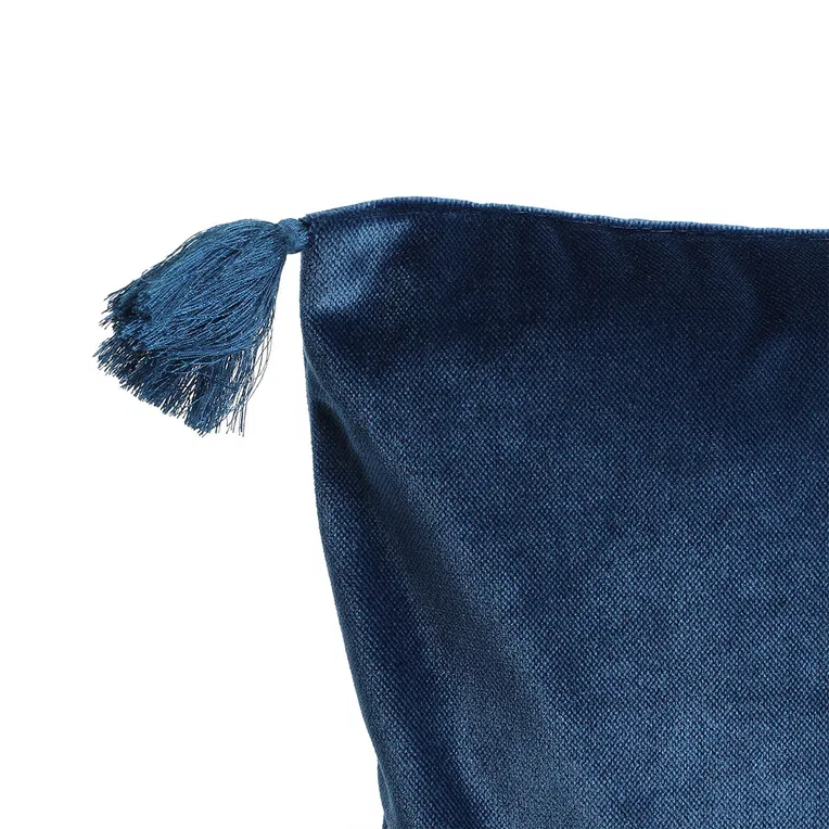 Poszewka LIRA velvetowa granatowa 45x45 cm