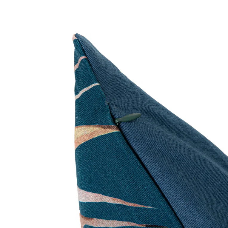 Poszewka FORA w liście granatowa 45x45 cm