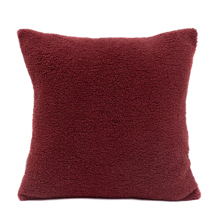 Poszewka BAARN boucle bordowa 45x45 cm
