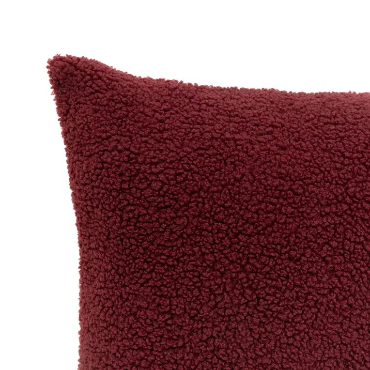 Poszewka BAARN boucle bordowa 45x45 cm